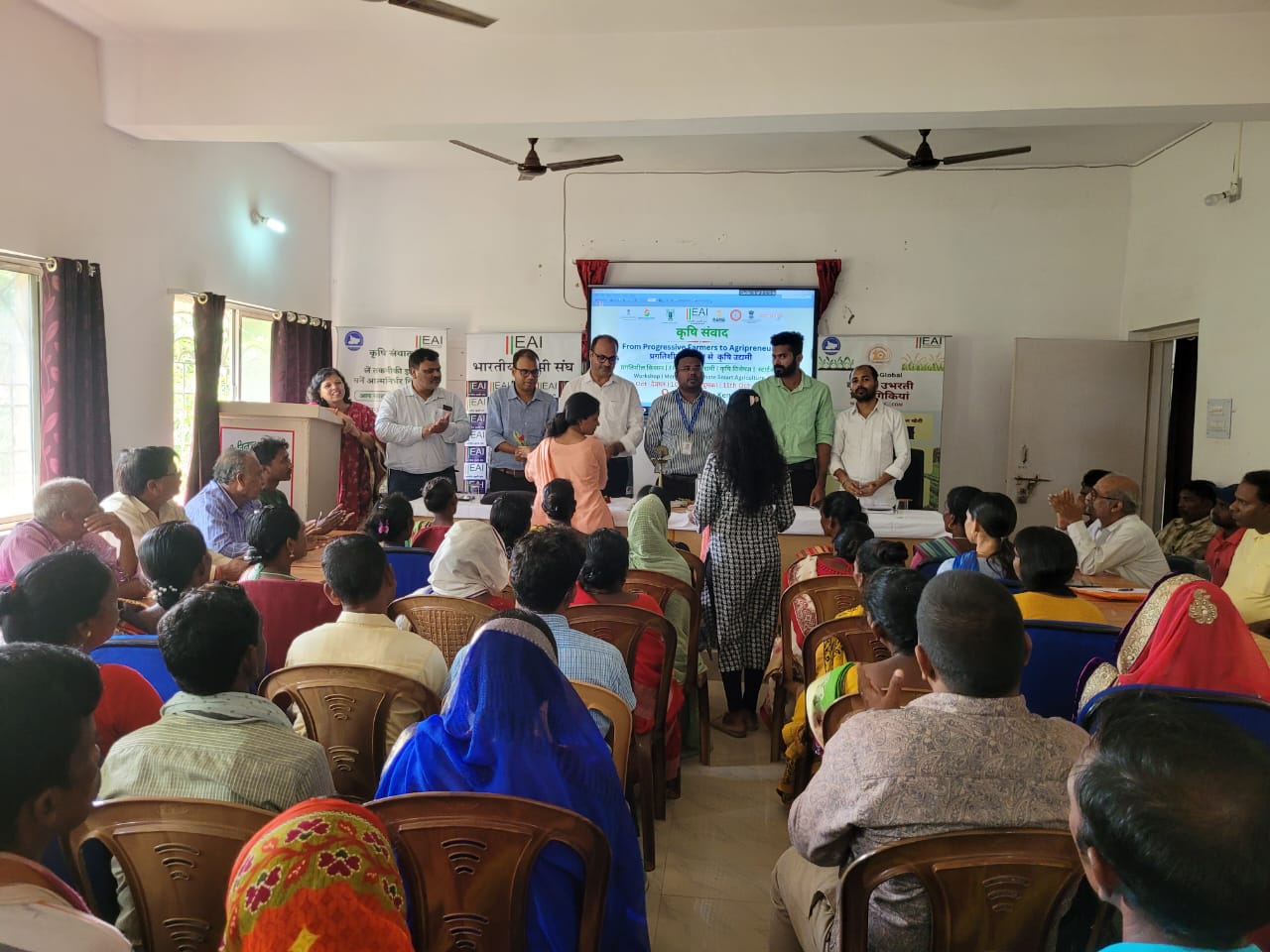 Cold-pressed mustard crop in organic farm field